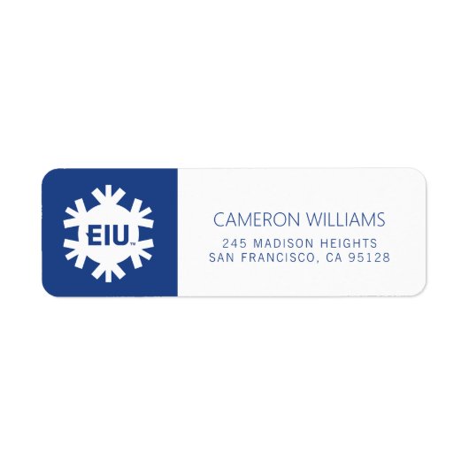 EIUブロック文字 ラベル (正面)