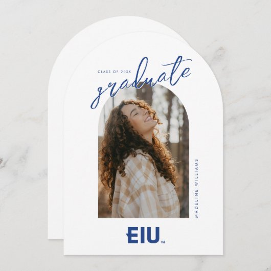 EIUブロック文字 招待状 (正面/裏面)