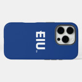 EIUブロック文字 Case-Mate iPhoneケース (裏面 (横))