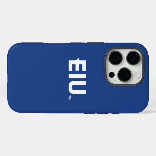 EIUブロック文字 Case-Mate iPhoneケース (裏面 (横))