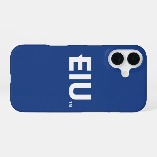 EIUブロック文字 iPhone 16ケース (裏面横)
