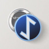 Eiwazのイチイ材のRune 缶バッジ (正面&裏面)