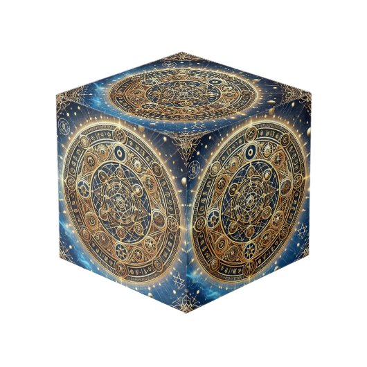 ej金ゴールドによる保護Sigil Cubeの保護シールド フォトキューブ (正面アングル)