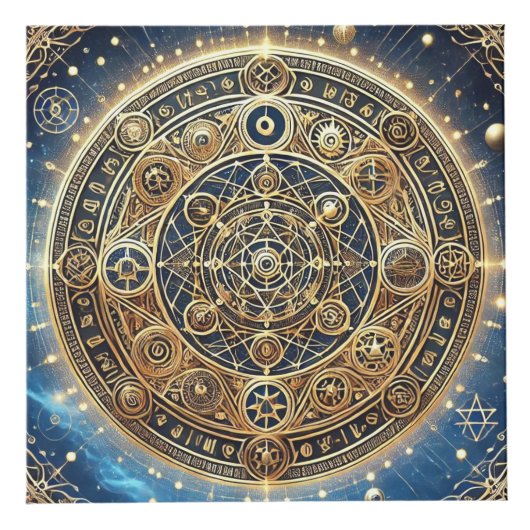 ej金ゴールドによる保護Sigil Cubeの保護シールド フォトキューブ (正面)