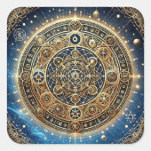 ej金ゴールド スクエアシール (正面)