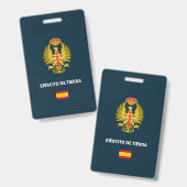 Ejercito de Tierra passport Phone Case バッジ (正面＆裏面)
