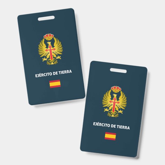 Ejercito de Tierra passport Phone Case バッジ (正面＆裏面)
