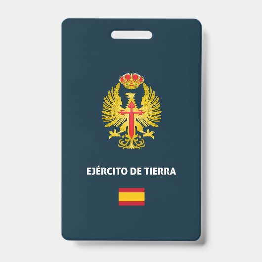 Ejercito de Tierra passport Phone Case バッジ (裏面)