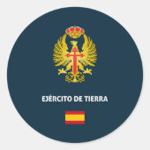 Ejercito de Tierra passport Phone Case ラウンドシール (正面)