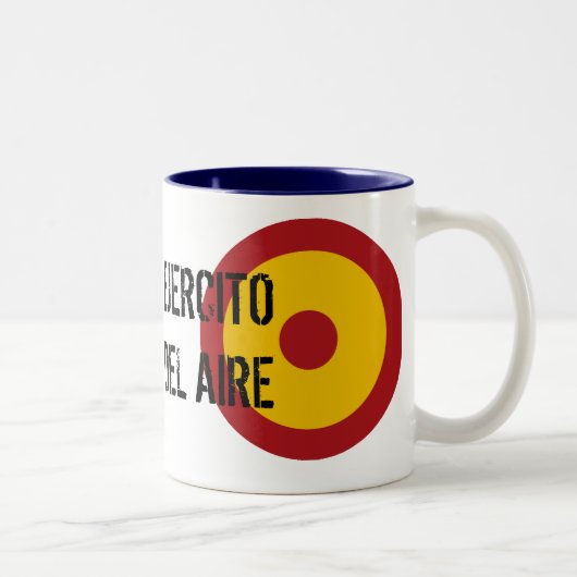 EJERCITO DELエア川のスペイン人の空軍 ツートーンマグカップ (右)