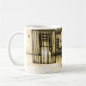 ejgoldguru – インクウォッシュ – Norton通り コーヒーマグカップ (左)