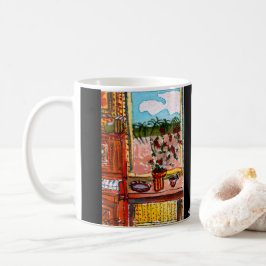 ejgoldguru – 水色 – テーブルのポートレート コーヒーマグカップ