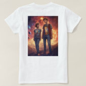 "Ek Kahani Safed Rang Mein" Tシャツ (デザイン裏面)