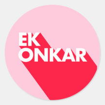 Ek Onkar コンテンポラリー SIkhステッカー