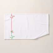 EKGハートビート – ライフが続く バスタオルセット (ハンドタオル)