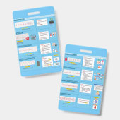 EKGバッジクイックリファレンス バッジ (正面＆裏面)