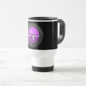 EKGライン医療Dr.ナースパープルブラック トラベルマグ (正面右)