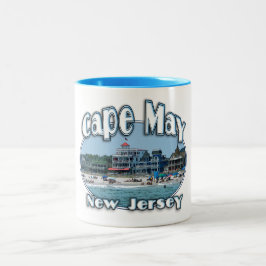 EKLEKTIXの夏のビーチのジャージーギヤによるCape May ツートーンマグカップ