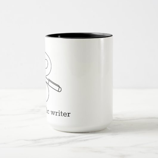 Ekphrasticの作家のコーヒー・マグ マグカップ (中央)