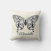 Eksiによるエレガントバタフライセラミックオーナメントデザイン クッション (正面)