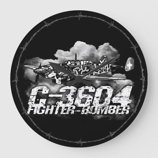 EKW C-36ウォールクロック ラージ壁時計 (正面)