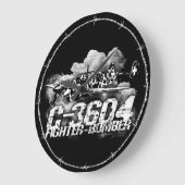 EKW C-36ウォールクロック ラージ壁時計 (傾斜)