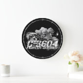 EKW C-36ウォールクロック ラージ壁時計 (ホーム)
