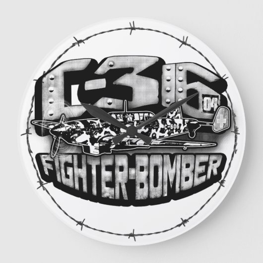 EKW C-36大型クロックアクリル壁時計 ラージ壁時計 (正面)