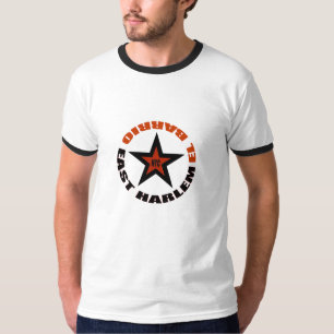 ELのバリオの東のハーレムNYCのTシャツ Tシャツ