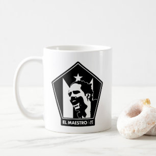 ELの巨匠%PIPE%のBLK及び白のマグ コーヒーマグカップ