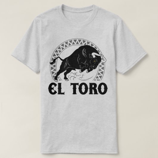 ElトロBullスペインのな文化メキシコ人のTシャツ Tシャツ (デザイン正面)