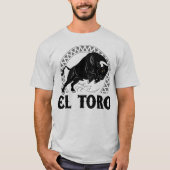 ElトロBullスペインのな文化メキシコ人のTシャツ Tシャツ (正面)