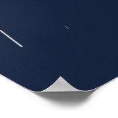 ELパソ – 州ス統一されたブルーフレッシュシティマップ ポスター (角)