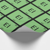 El – うなぎ魚化学周期表記号 ラッピングペーパー (角)