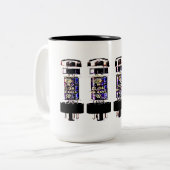 EL 34の管 ツートーンマグカップ (正面左)