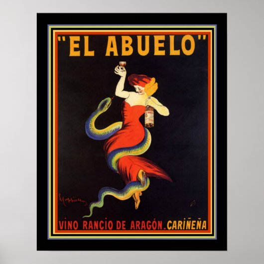 "El Abuelo" Leonetto Cappielloポスター16x20 ポスター (正面)