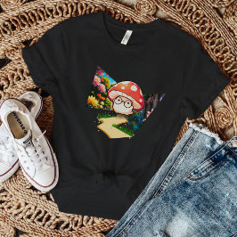 El adorable hongo con lentes tシャツ