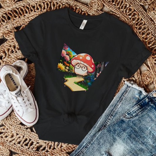 El adorable hongo con lentes tシャツ