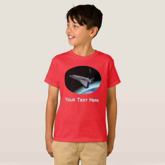 El Al Maslool Space Shuttle Tシャツ (正面フル)