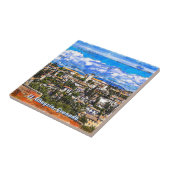 El Albayzine, Granada, Andalusia，スペイン。 タイル (側面)