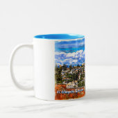 El Albayzine, Granada, Andalusia，スペイン。 ツートーンマグカップ (左)