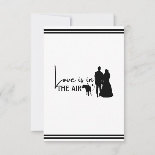 El amor de pareja de perros está en el aire (正面)