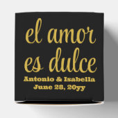 El amor es dulceウェディングレセプショントリートfor guest フェイバーボックス (上部)