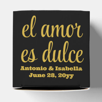 El amor es dulceウェディングレセプショントリートfor guest フェイバーボックス