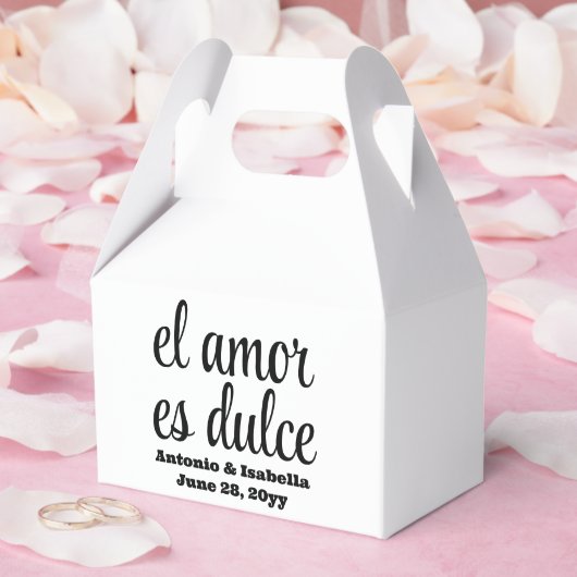 El amor es dulceウェディングレセプショントリートfor guest フェイバーボックス (ウェディング)