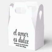 El amor es dulceウェディングレセプショントリートfor guest フェイバーボックス (オープン)