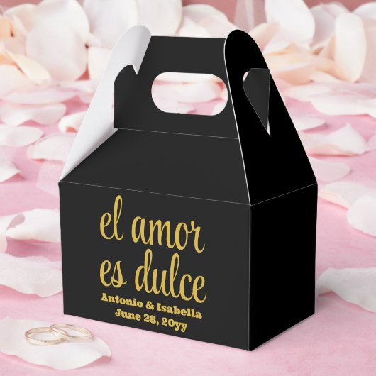 El amor es dulceウェディングレセプショントリートfor guest フェイバーボックス (ウェディング)