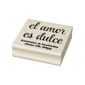 El amor es dulceウェディングレセプショントリートfor guest ラバースタンプ (スタンプ)