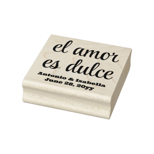 El amor es dulceウェディングレセプショントリートfor guest ラバースタンプ (スタンプ)