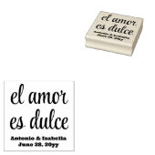 El amor es dulceウェディングレセプショントリートfor guest ラバースタンプ (押印)